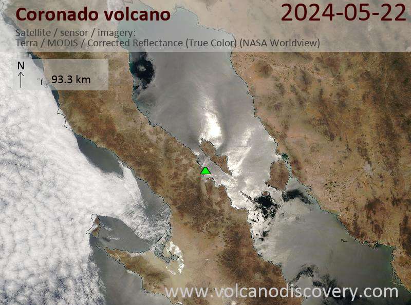 Coronado satellite image Terra (NASA)