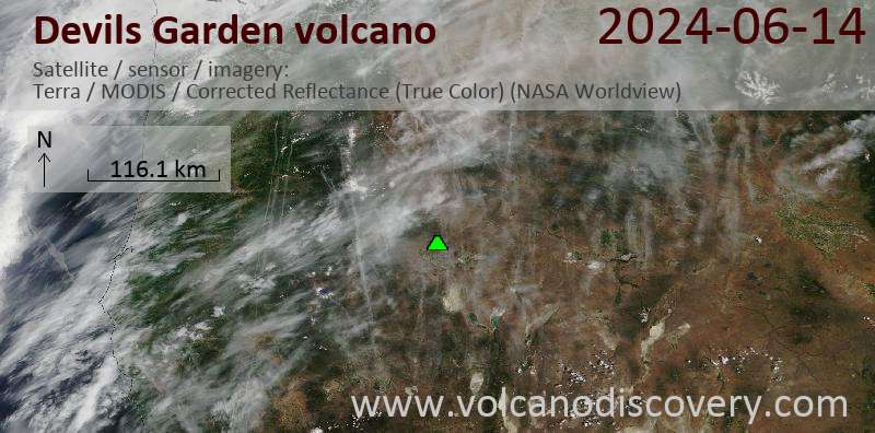 DevilsGarden satellite image Terra (NASA)