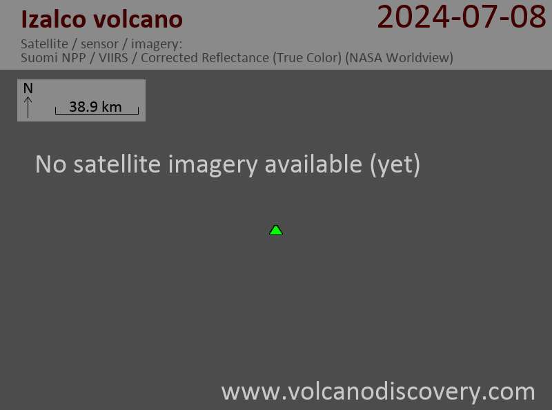 Izalco satellite image sat1