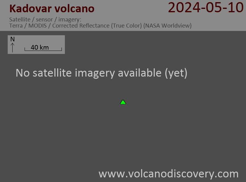 Kadovar satellite image Terra (NASA)
