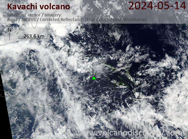 Kavachi satellite image Aqua (NASA)