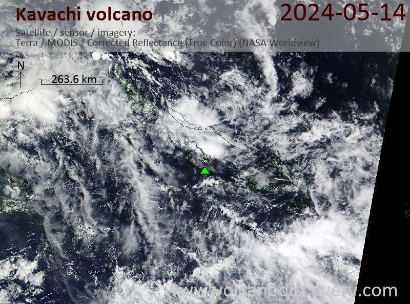 Kavachi satellite image Terra (NASA)