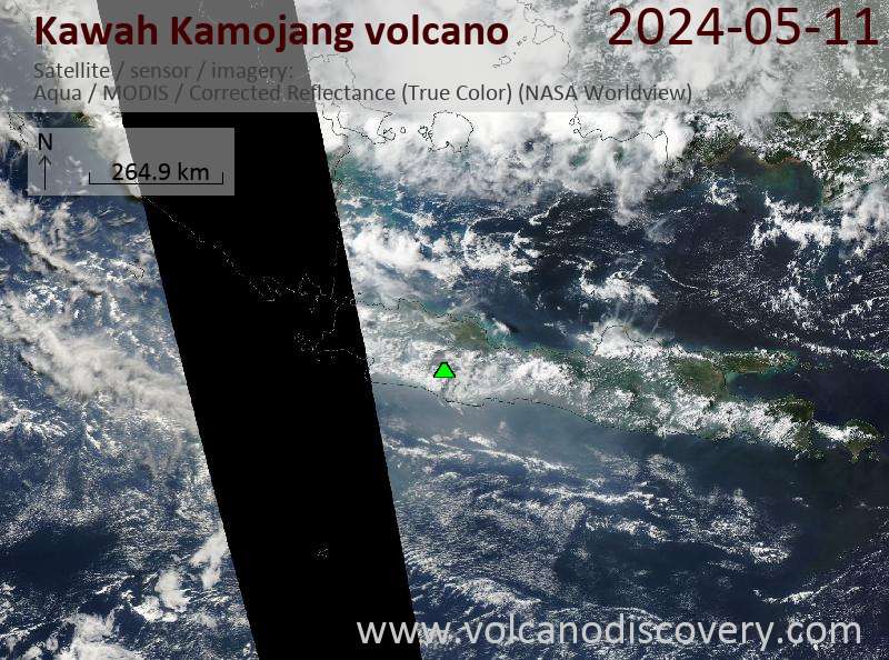 KawahKamojang satellite image Aqua (NASA)