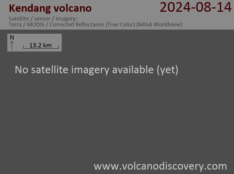 Kendang satellite image Terra (NASA)