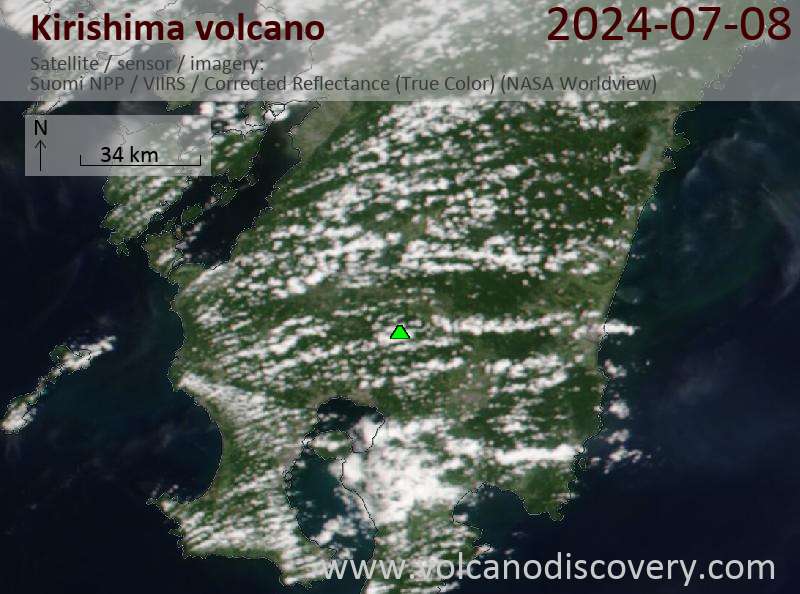 Kirishima satellite image sat1