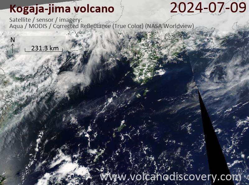 Kogajajima satellite image Aqua (NASA)