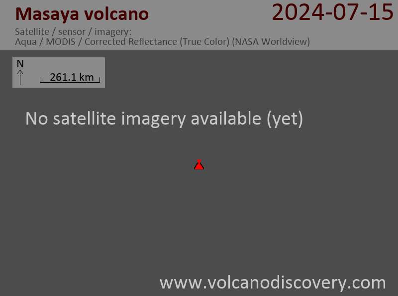 Masaya satellite image Aqua (NASA)