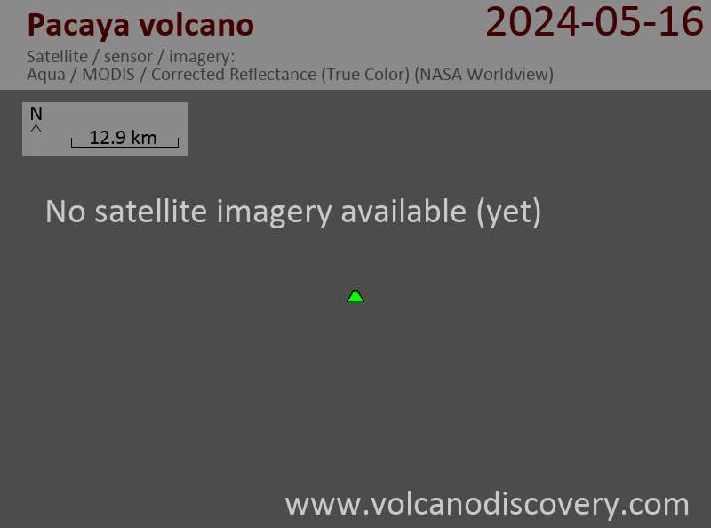 Pacaya satellite image Aqua (NASA)
