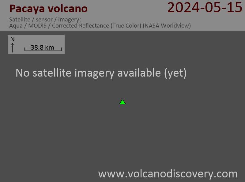Pacaya satellite image Aqua (NASA)