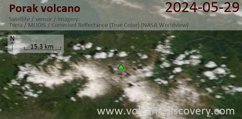 Porak satellite image Terra (NASA)