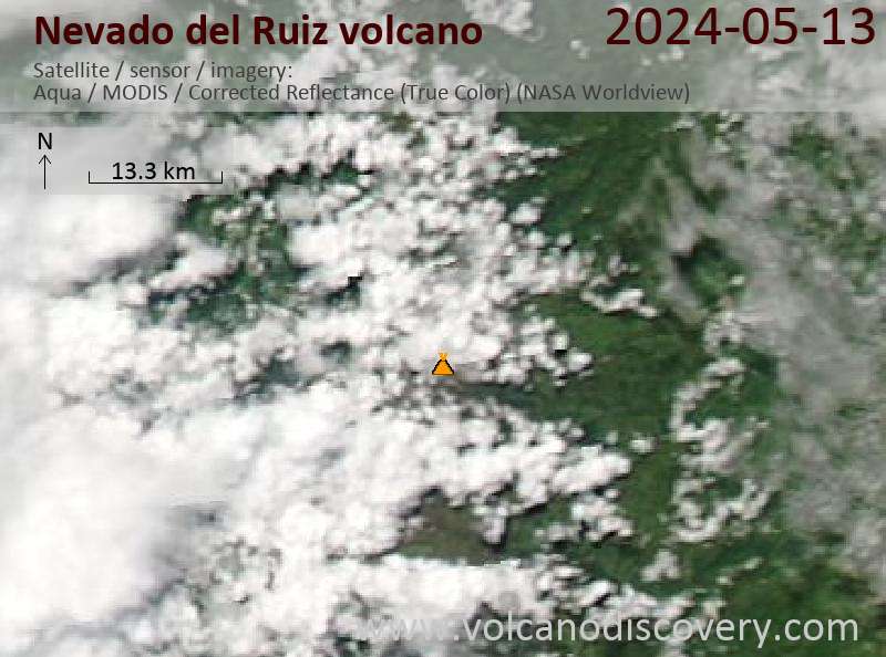 Ruiz satellite image Aqua (NASA)