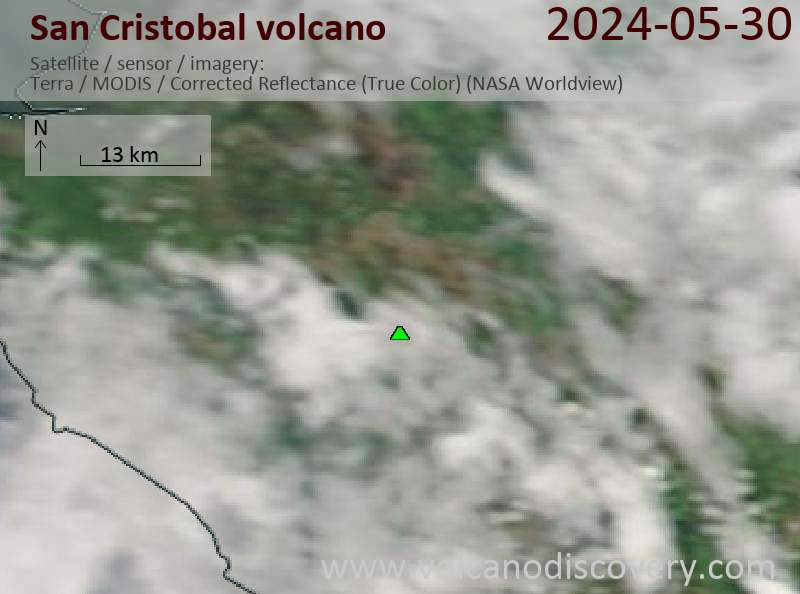 SanCristobal satellite image Terra (NASA)