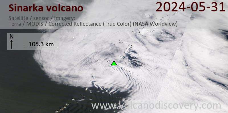 Sinarka satellite image Terra (NASA)