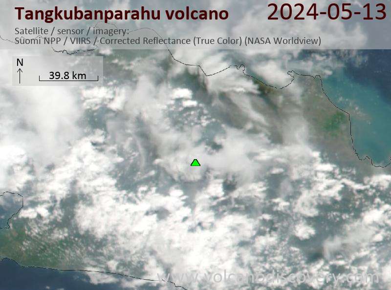 Tangkubanparahu satellite image Suomi NPP (NASA)