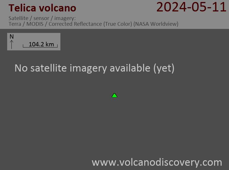 Telica satellite image Terra (NASA)