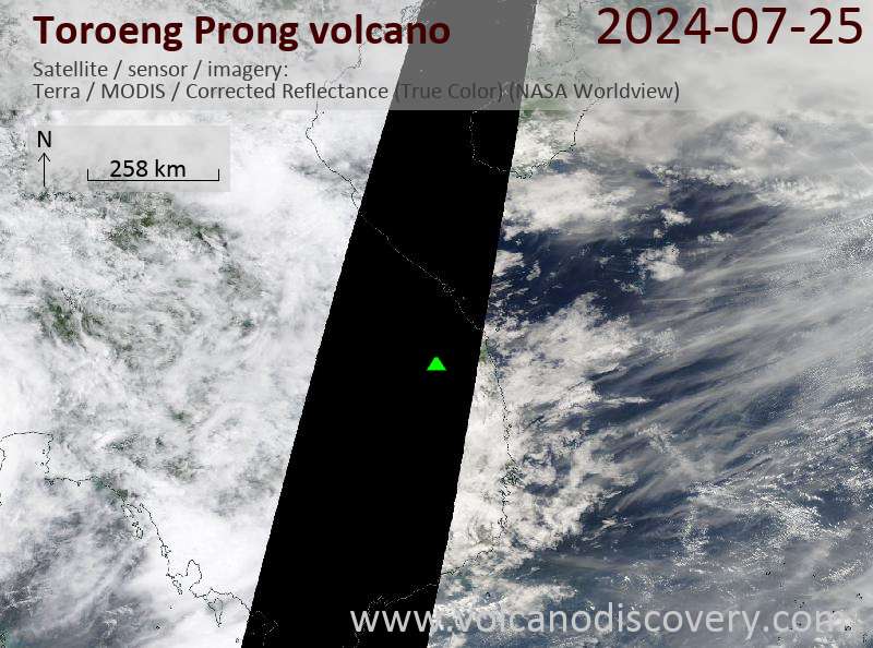 ToroengProng satellite image Terra (NASA)