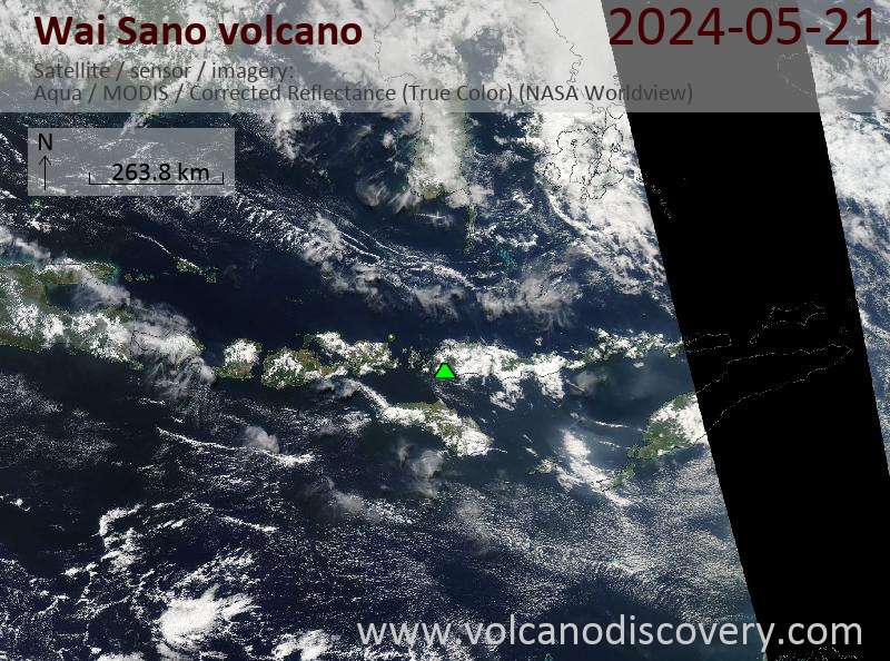 WaiSano satellite image Aqua (NASA)