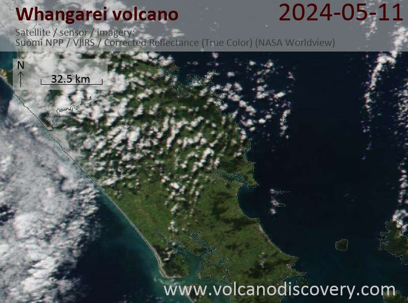 Whangarei satellite image sat1