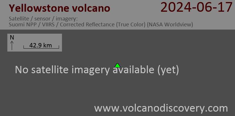 Yellowstone satellite image sat1