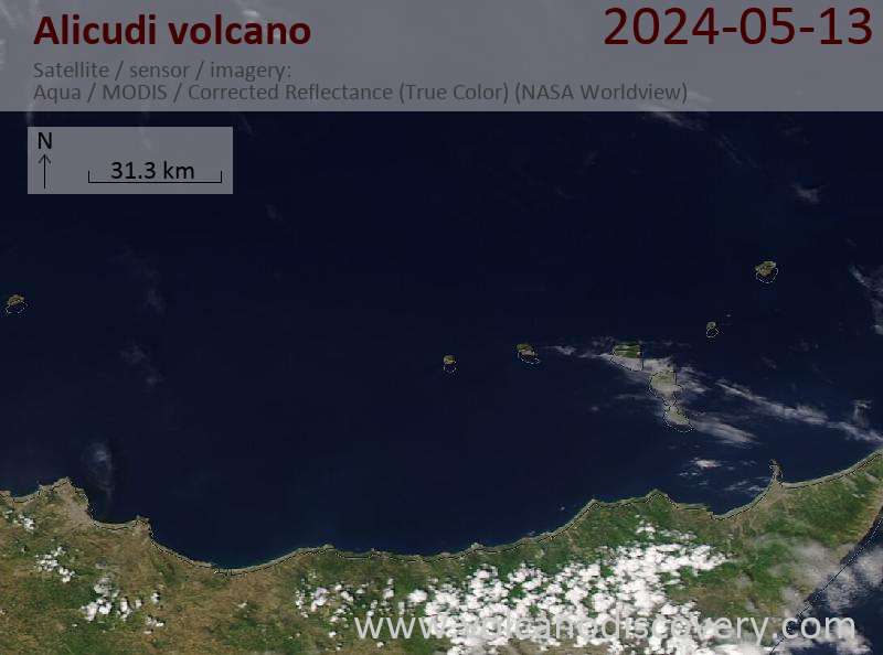 alicudi satellite image Aqua (NASA)