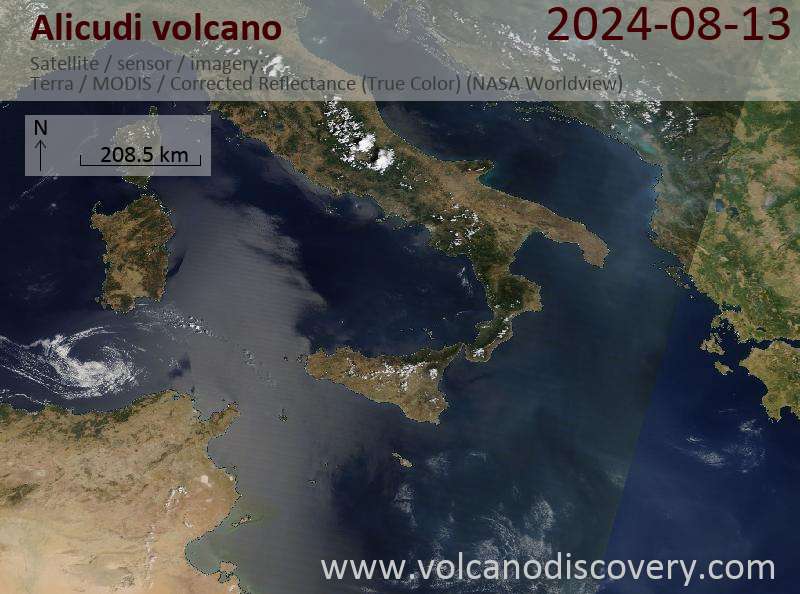 alicudi satellite image Terra (NASA)