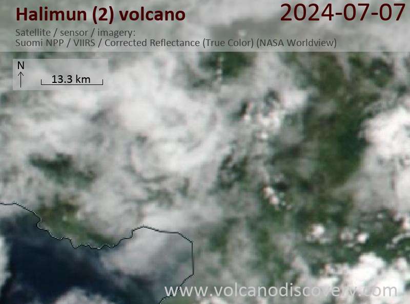 halimun satellite image Suomi NPP (NASA)
