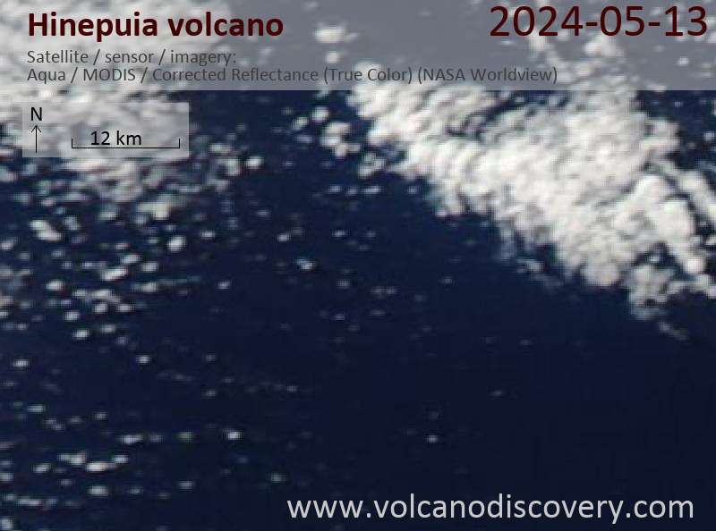 hinepuia satellite image Aqua (NASA)