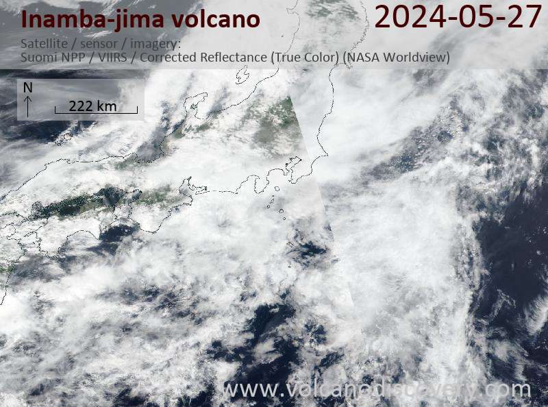inambajima satellite image Suomi NPP (NASA)