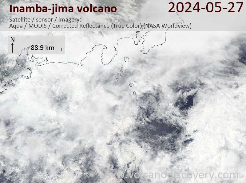inambajima satellite image Aqua (NASA)