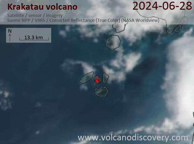 krakatau satellite image Suomi NPP (NASA)
