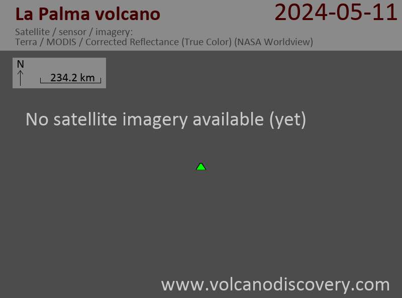 lapalma satellite image Terra (NASA)