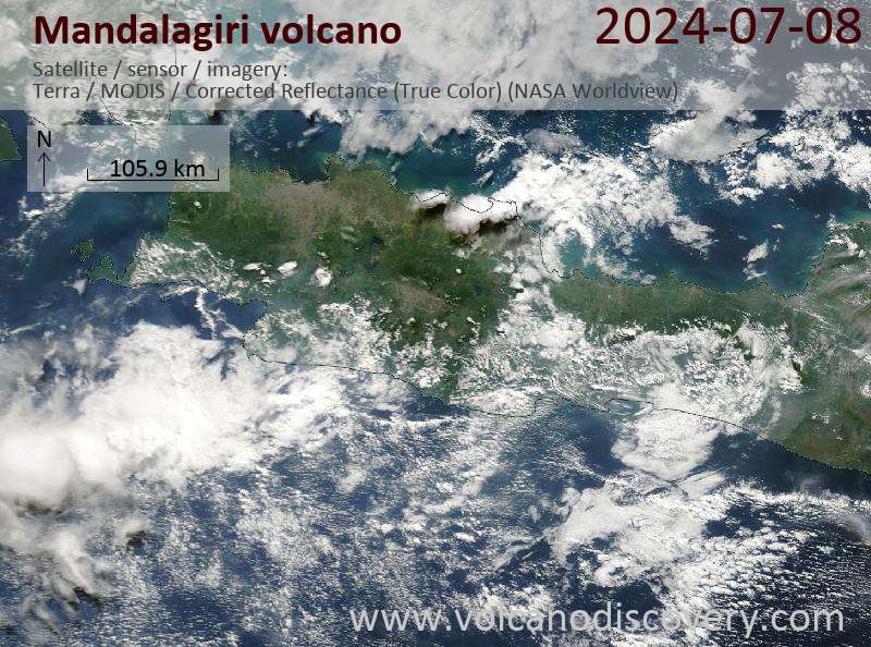 mandalagiri satellite image Terra (NASA)