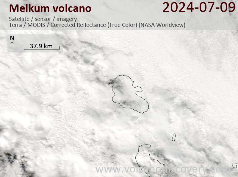 melkum satellite image Terra (NASA)