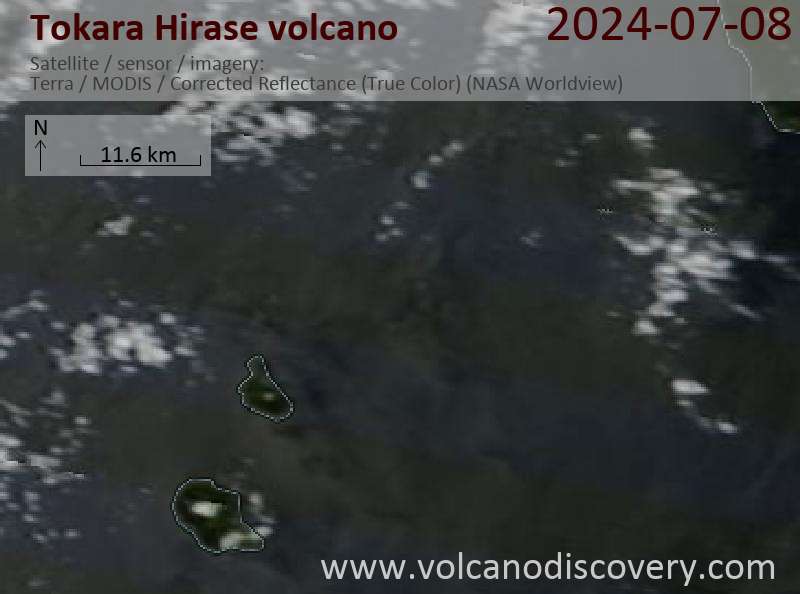 tokarahirase satellite image Terra (NASA)