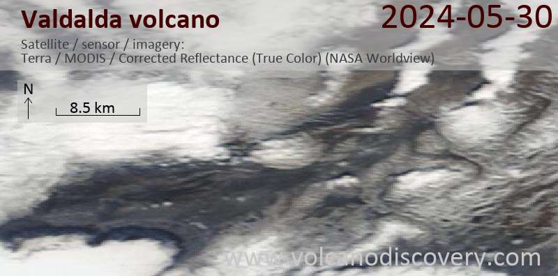valdalda satellite image Terra (NASA)